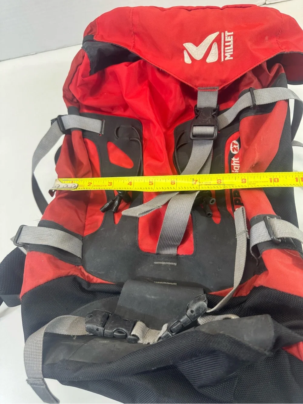 Millet Red climbing hiking mountaineer Backpack 27L